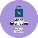 Business logo of Adaa International