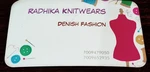 Business logo of Radhika knitwears