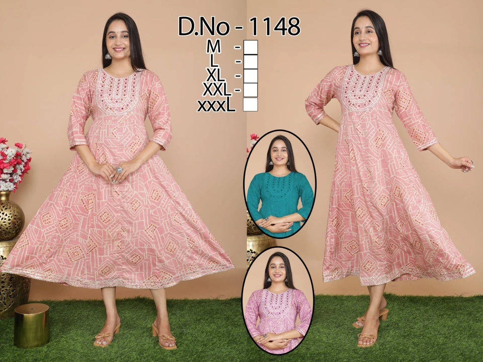 Long gown kurti uploaded by SS CREATION  on 6/30/2023