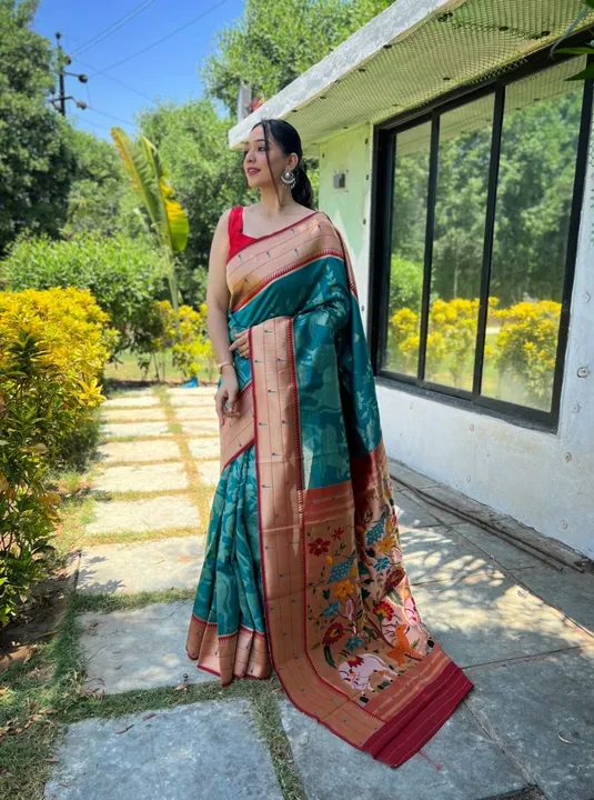 Pathani saree uploaded by SS fashion world on 6/30/2023