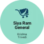 Business logo of Siya ram general store