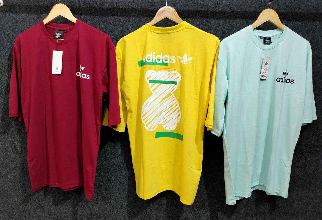 Adidas Down shoulder tshirts  uploaded by Keylong Clothing for Retailers on 6/30/2023