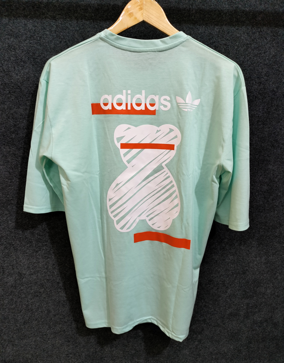 Addidas Down shoulder tshirt green uploaded by Keylong Clothing for Retailers on 6/30/2023