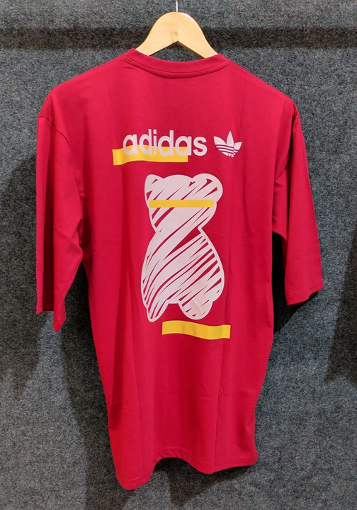 Adidas Down shoulder tshirts Maroon  uploaded by business on 6/30/2023