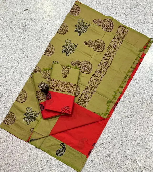 South cotton mix sarees uploaded by KK TEX on 6/30/2023
