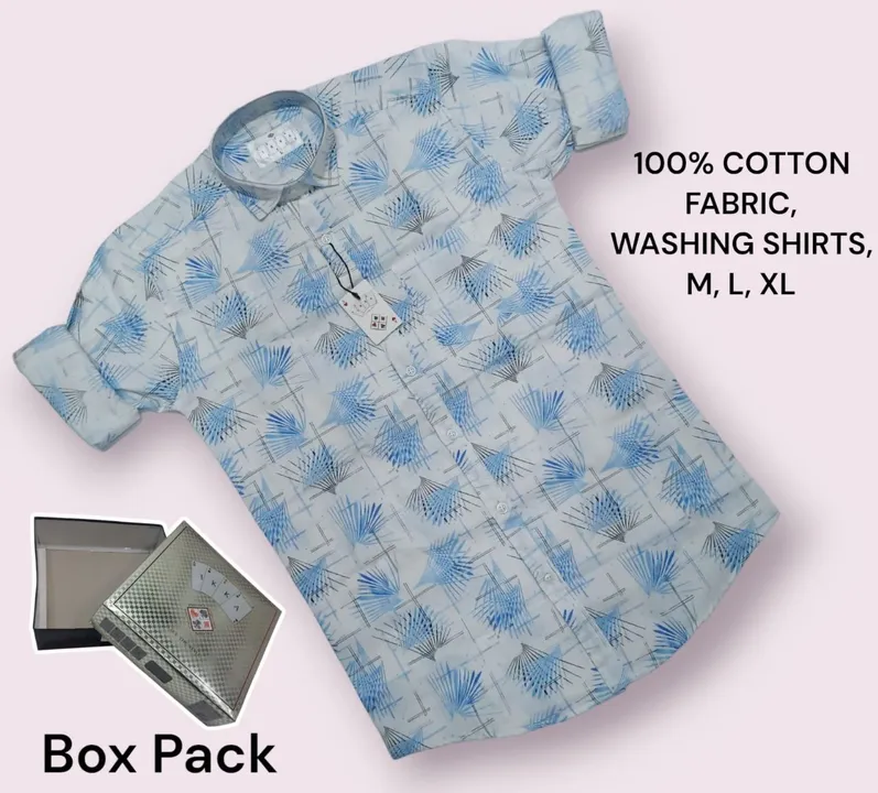 ♦️♣️1KKA♥️♠️ EXCLUSIVE BOX PACKING DIGITAL PRINT SHIRTS FOR MEN uploaded by Kushal Jeans, Indore on 6/30/2023