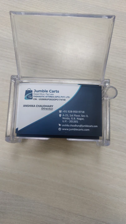 Visiting card store images of Jumble Carts - Fashastic Attires OPC Pvt Ltd