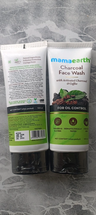 MAMAEARTH CHARCOL FACE WASH MRP 259  uploaded by MK TRADERS on 6/30/2023