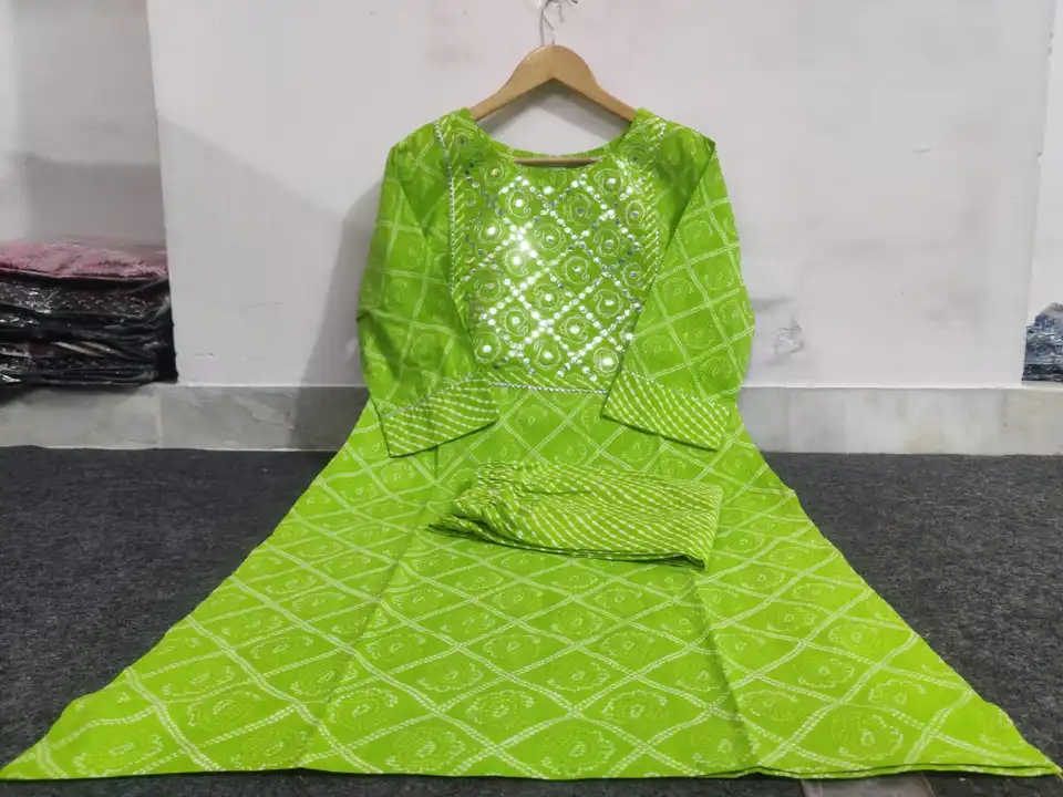 *NEW LAUNCH*

*Latest Beautiful COTTON CAMBRIC  Printed mirror work kurti with pant  set*
 
*Green b uploaded by Mahipal Singh on 6/30/2023