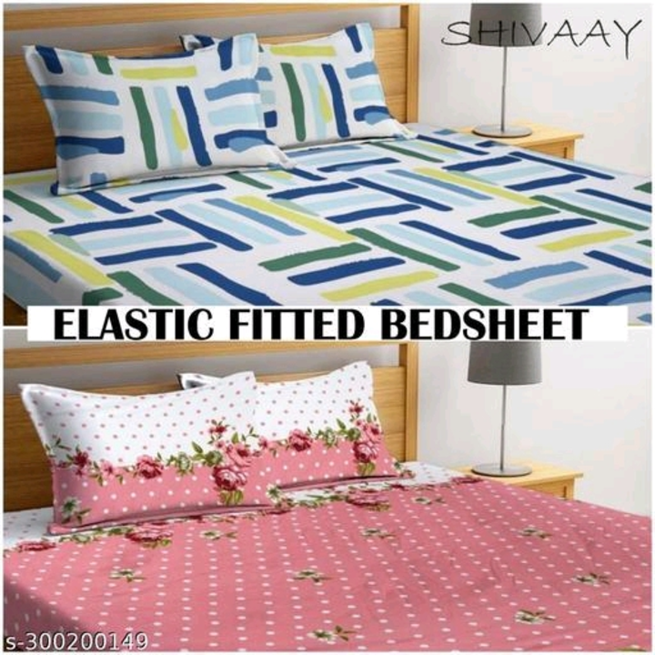 Elastic fitted bedsheets  uploaded by Shopping Dil Se on 6/30/2023