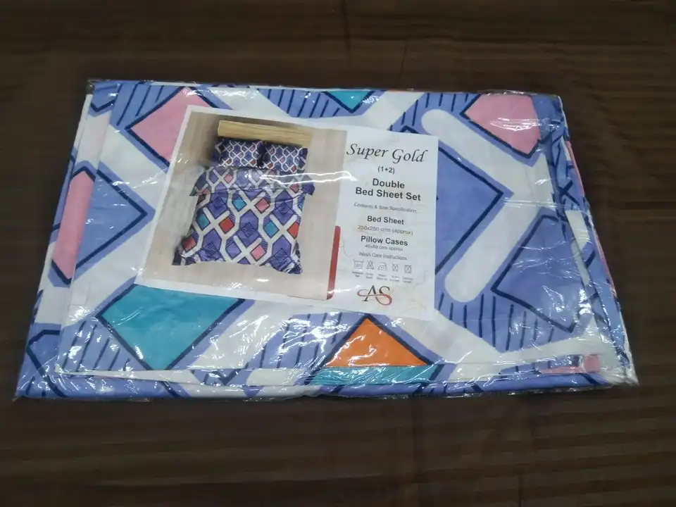 Glace Cotton Double Bedsheet uploaded by Alliance overseas pvt Ltd on 6/30/2023
