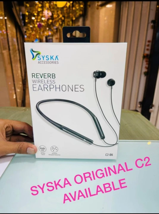Syska C2 original neckband  uploaded by Royal mobile accessories on 6/30/2023