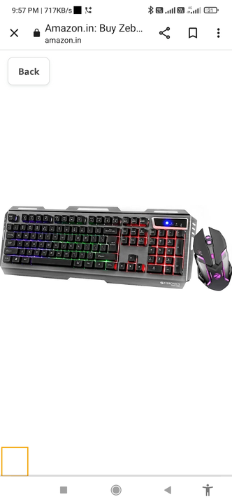 Zebronic keyboard and mouse combo uploaded by business on 6/30/2023