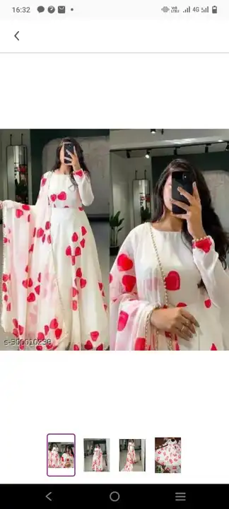 Gown+ dupatta  uploaded by business on 6/30/2023