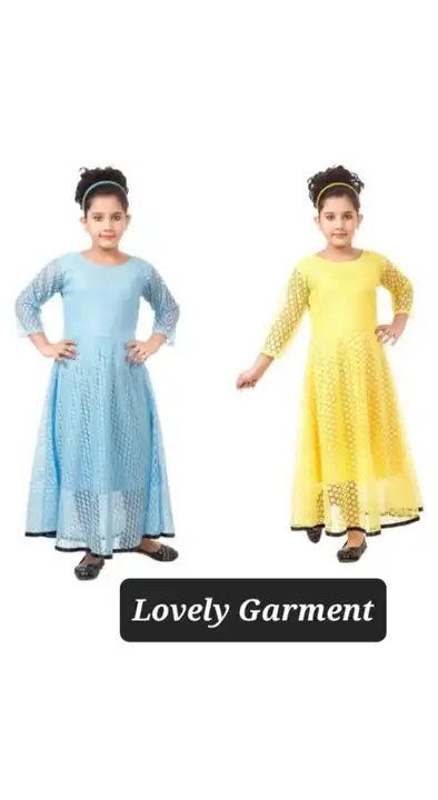 Girls Dress  uploaded by Lovely Garments on 6/30/2023