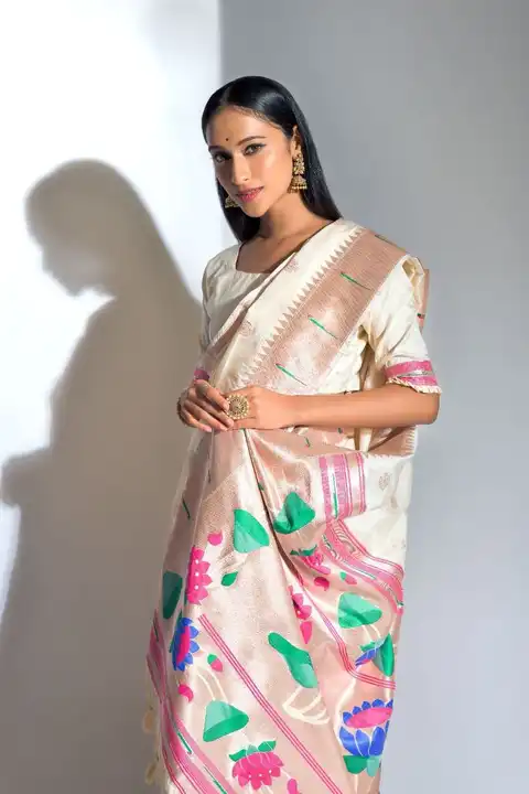 Banarasi soft silk paithani saree uploaded by VARDHAK COLLECTION  on 6/30/2023
