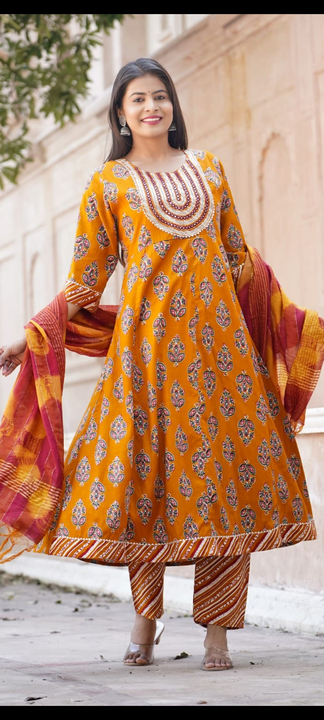 Suit pant with dupatta  uploaded by business on 6/30/2023
