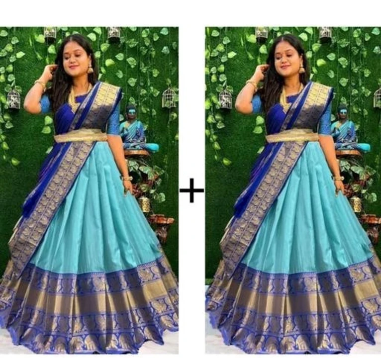 NEW SELF DESIGN HALF SAREE LEHNGHA COMBO OF 2 PACK
Name: NEW SELF DESIGN HALF SAREE LEHNGHA COMBO OF uploaded by New collection on 7/1/2023