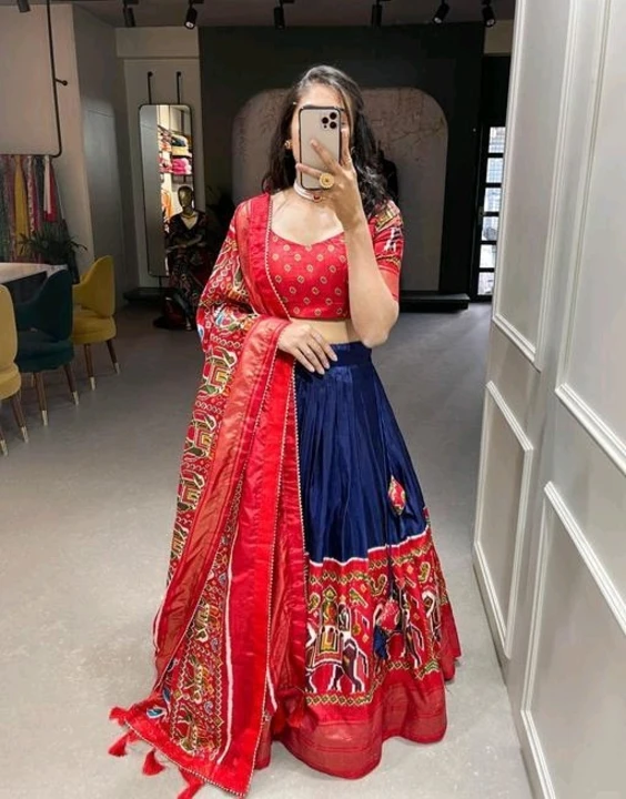Latest dola silk and patola printed Lehenga choli with dupatta and traditional blouse
Name: Latest d uploaded by New collection on 7/1/2023
