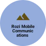 Business logo of Rozi mobile communications