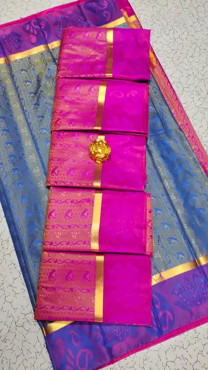 Embosse plain sarees uploaded by KK TEX on 7/1/2023