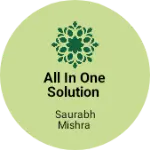 Business logo of All in one solution
