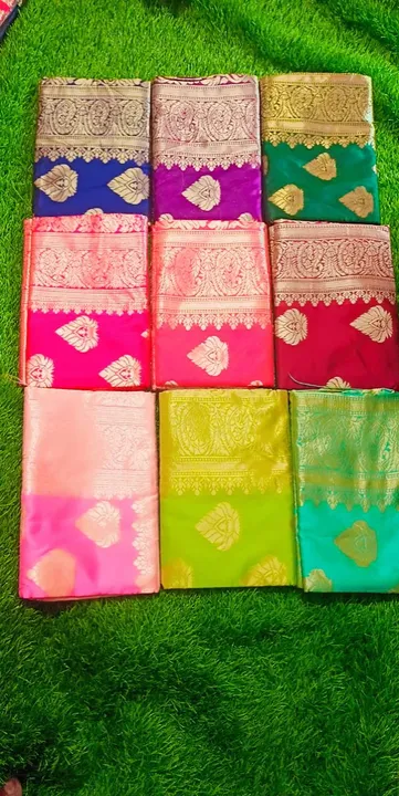 *BANARASI JKARD SAREE*

CAT 6+

WITH BLOUSE

PIC 1200

MINI ODAR 100

*RATE 260*

SEND TOKEN AND BOO uploaded by My saree collection on 7/1/2023
