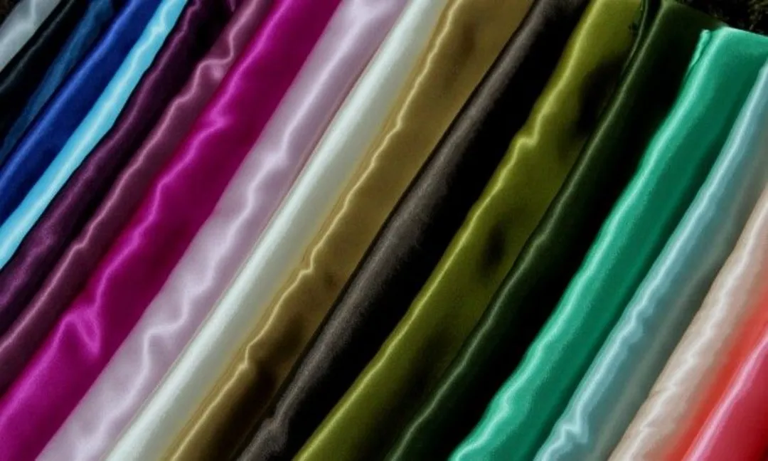 JAPAN satin plain colour fabric  uploaded by Nvn trendz on 7/1/2023
