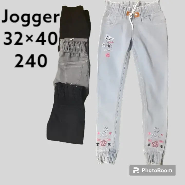 Girls jogger, dobby,  32×40 uploaded by guru ji fashion on 7/1/2023
