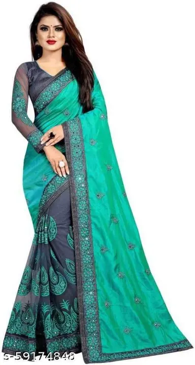 Post image New trendy and fancy saree in market best saree in market pls buy and details want so message on whatshapp and anar