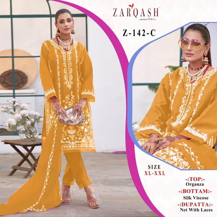 Zarqash by readymade collection  uploaded by Kaynat textile on 7/1/2023