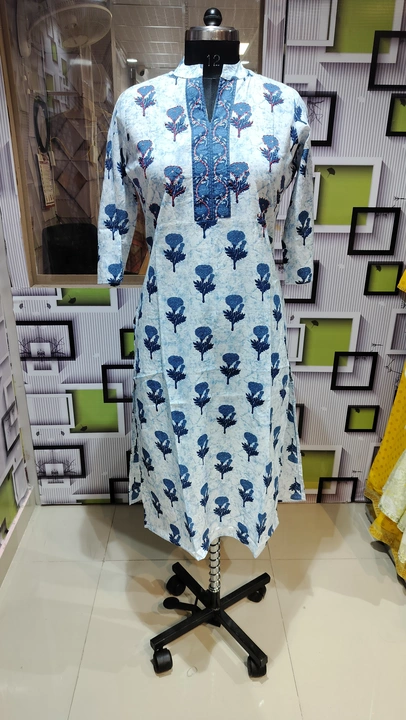 Cambric cotton kurti  uploaded by business on 7/1/2023