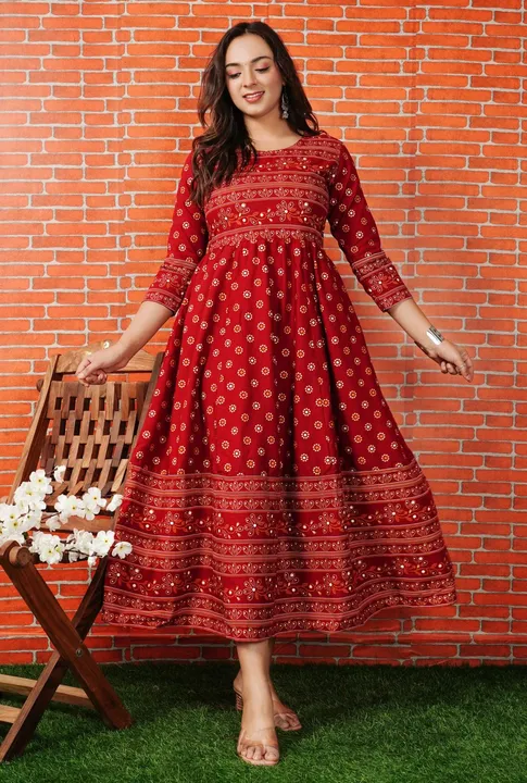 Anarkali  uploaded by Haseen garment on 7/1/2023