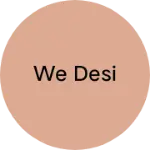 Business logo of We desi