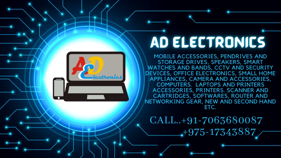 Visiting card store images of AD Electronic 