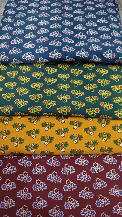 Premium quality 14 kg Reyon Azrakh fabrics  uploaded by Isha Fabrex on 7/1/2023