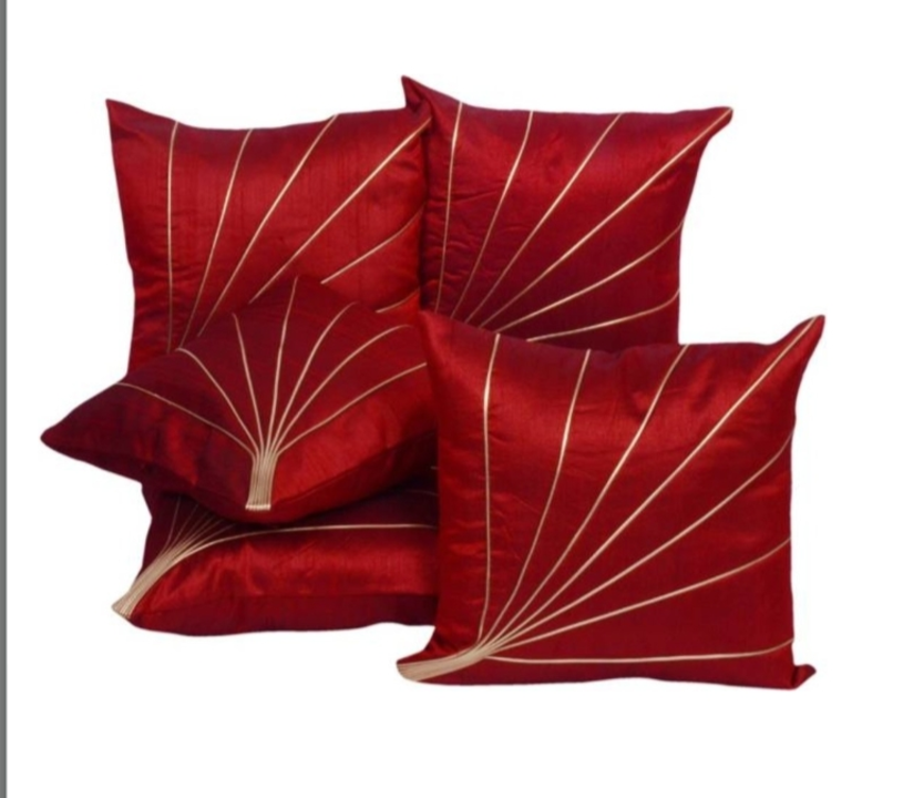 Leather silk cushion cover uploaded by business on 7/1/2023