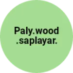 Business logo of Paly.wood.saplayar.