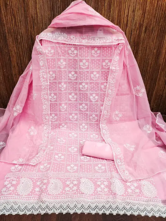 Chanderi Dress Material  uploaded by Shree Hari Exports on 7/1/2023