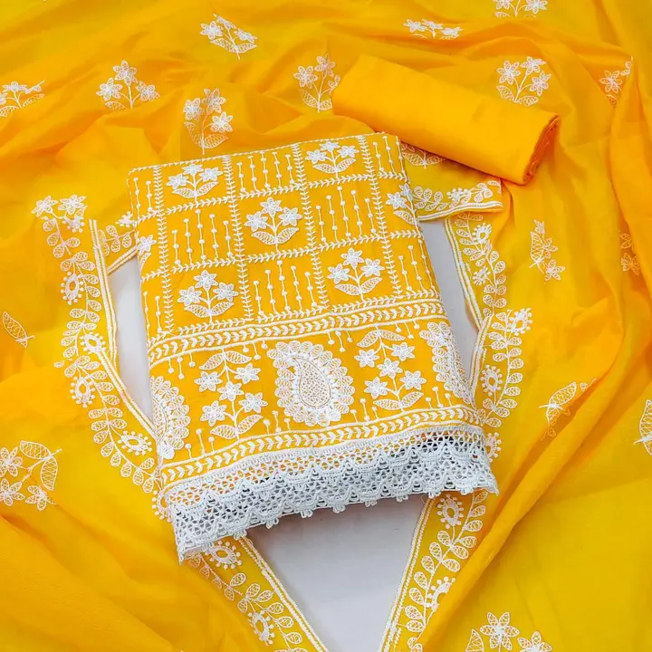 Chanderi Dress Material  uploaded by Shree Hari Exports on 7/1/2023