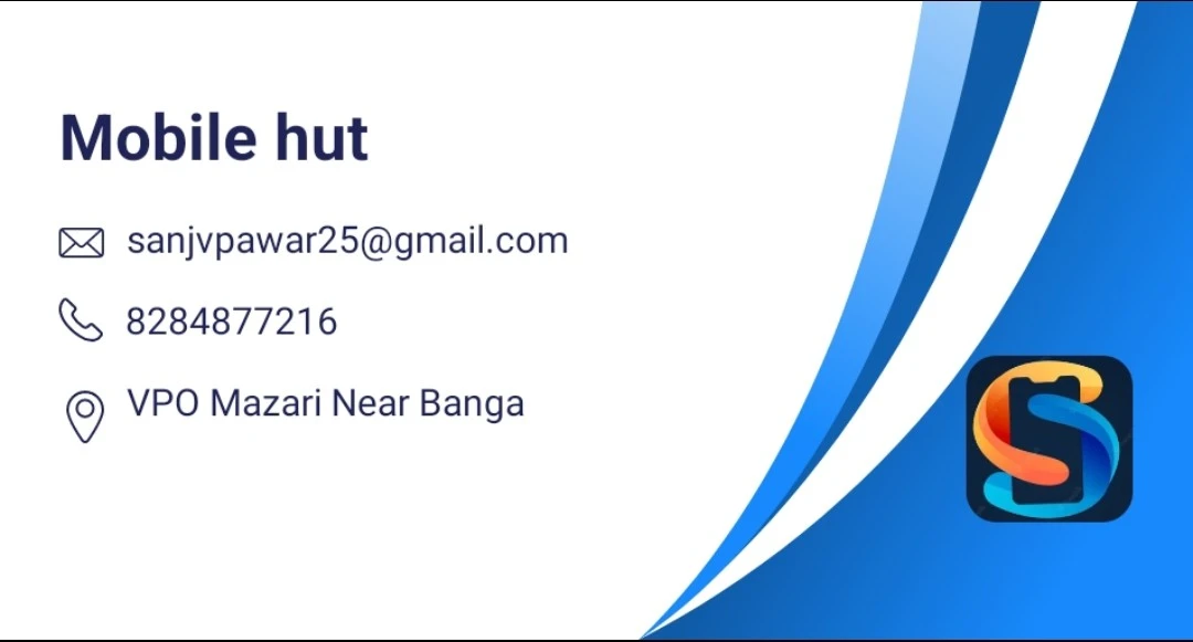 Visiting card store images of Mobile hut