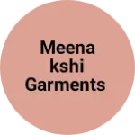 Business logo of Meenakshi garments