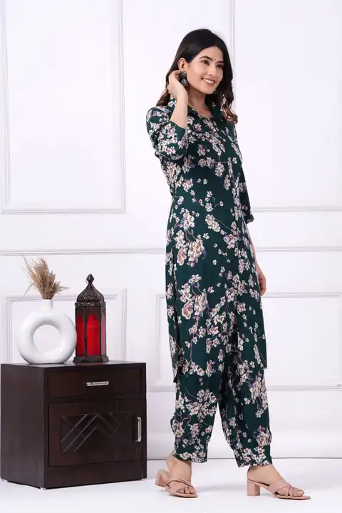 Rayon kurti pent uploaded by Yhatharth collection on 7/2/2023