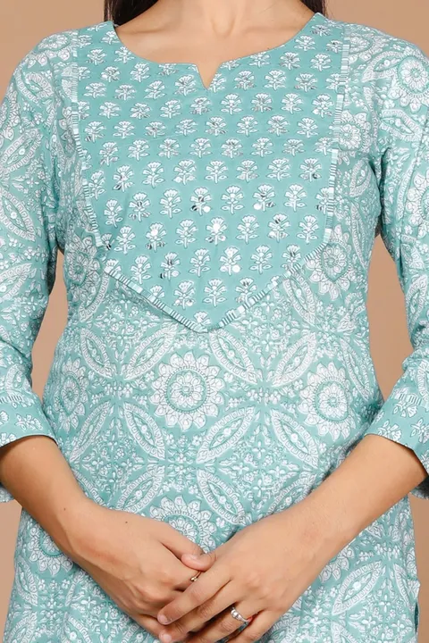 Cotton kurti pent dupatta  uploaded by Yhatharth collection on 7/2/2023