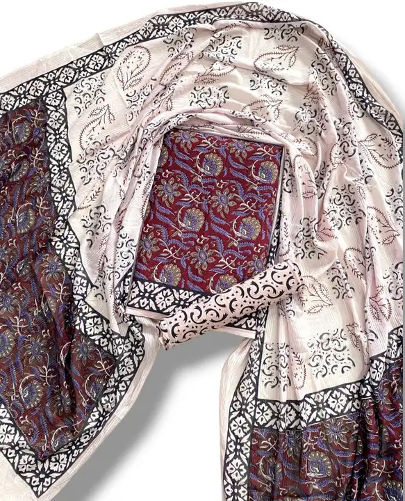 Kalamkari Cotton to Cotton suite uploaded by Mumtaz batik Prints on 7/2/2023