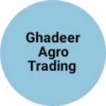 Business logo of Ghadeer agro trading