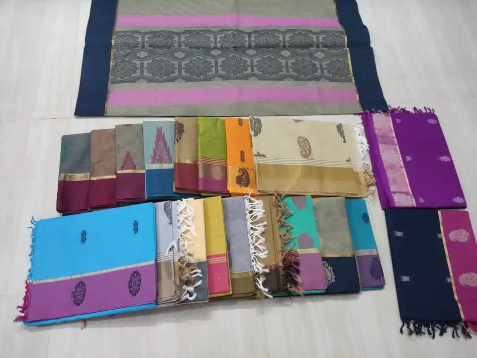 80 count pure cotton saree uploaded by business on 7/2/2023