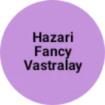 Business logo of Hazari fancy vastralay