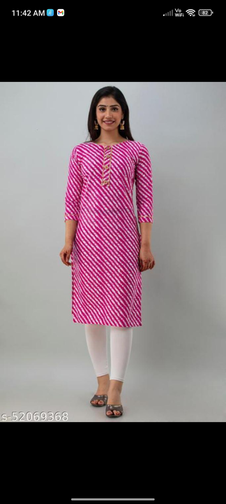 Cotton kurti uploaded by L N textile on 7/2/2023