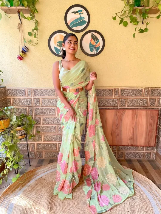 Ready to wear saree  uploaded by Marwadi Businessmen on 7/2/2023